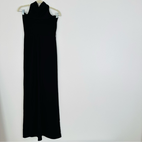 Amanda Upritchard Samba black halter open back wide leg jumpsuit - Picture 7 of 11